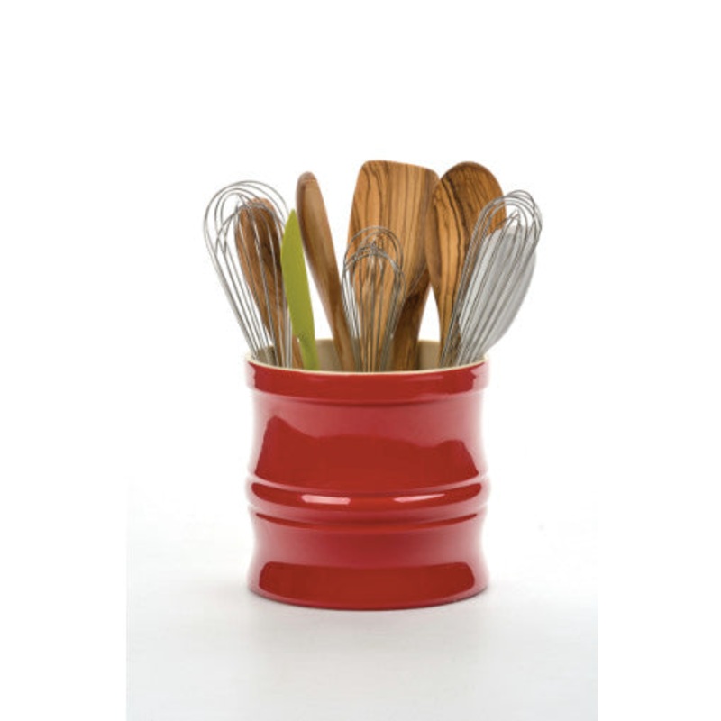 Oversized Red Tool Crock