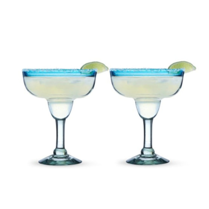 Primavera Recycled Margarita Glass Set