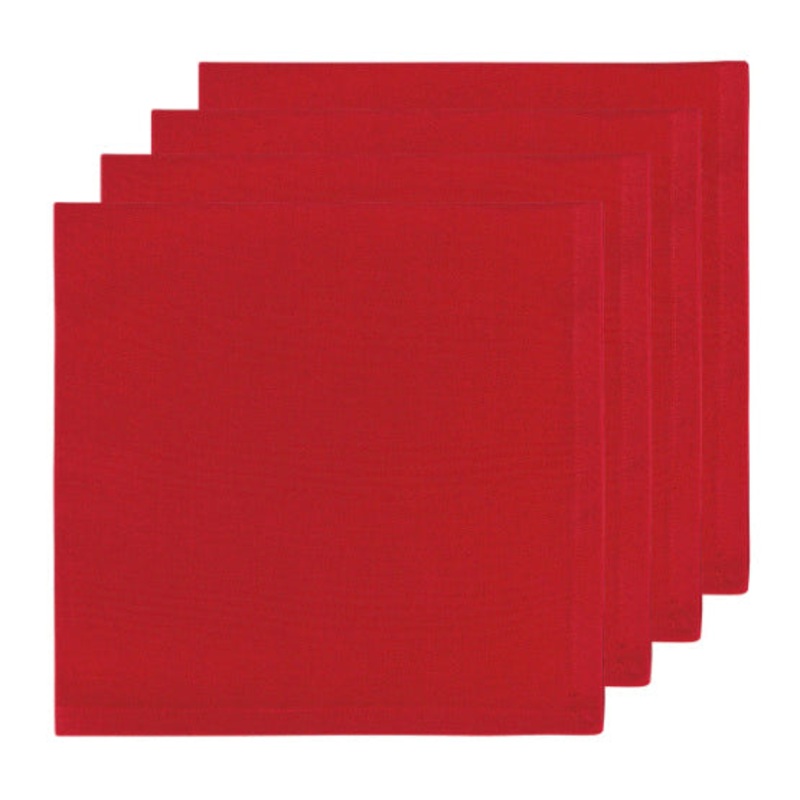Spectrum Napkins Chili Red Set of 4