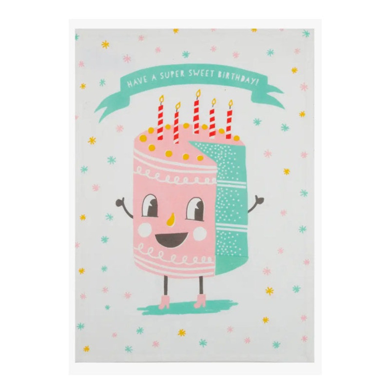 Sweet Birthday Kitchen Towel 2/Set