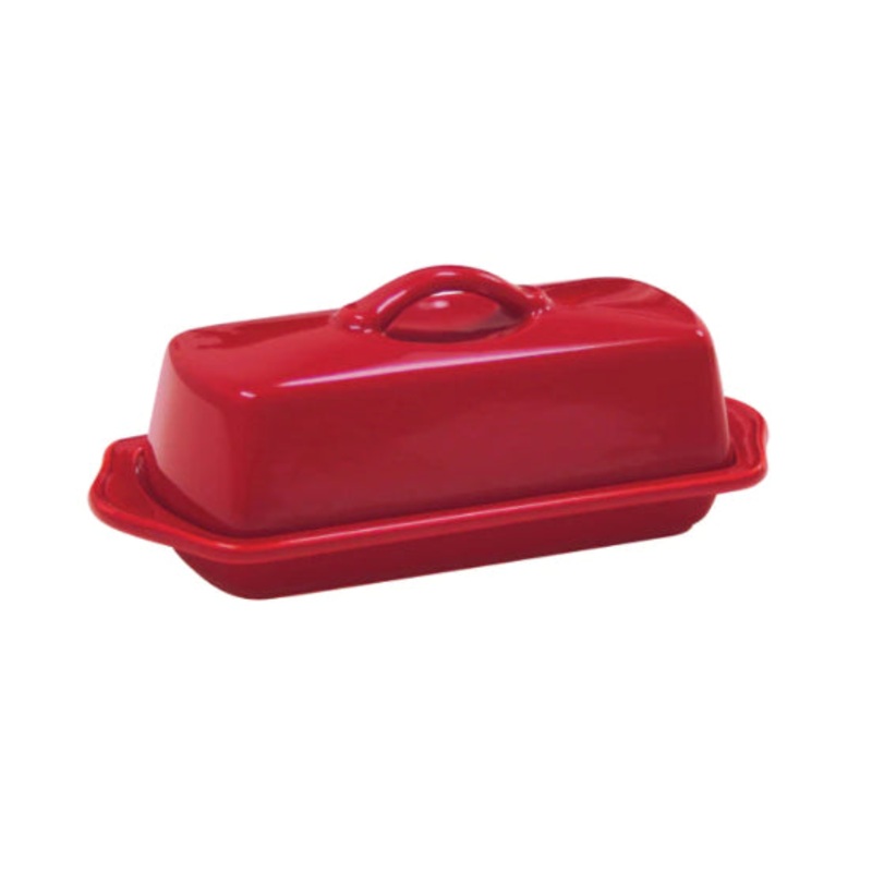 Chantal Red Butter Dish