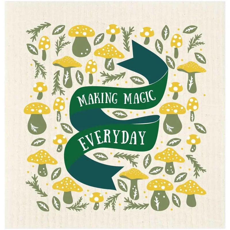 Making Magic Everyday Mushroom Swedish Dishcloth
