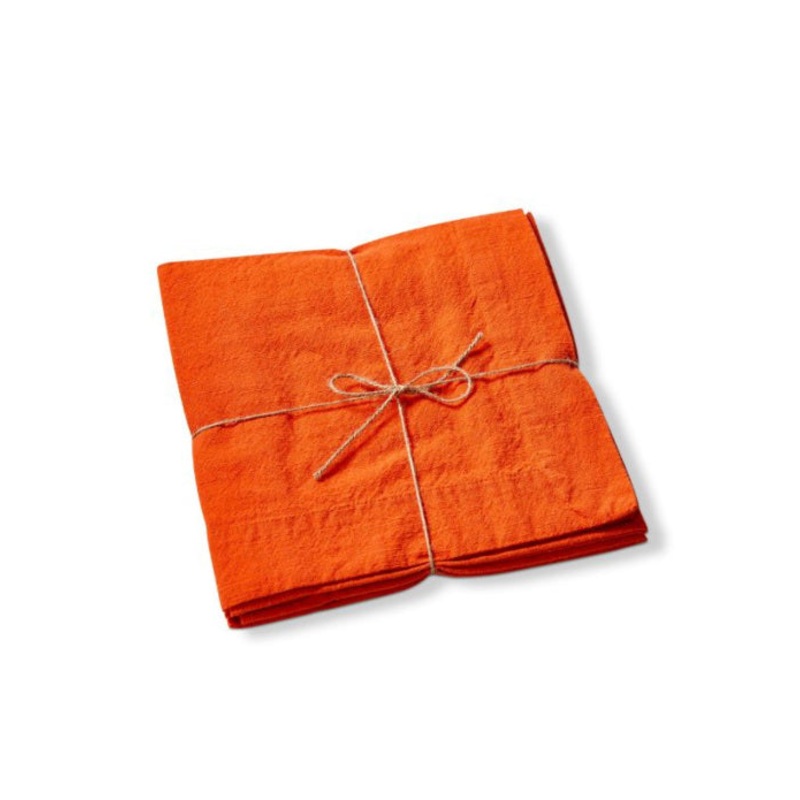 Orange Threads Slub Napkin S/4