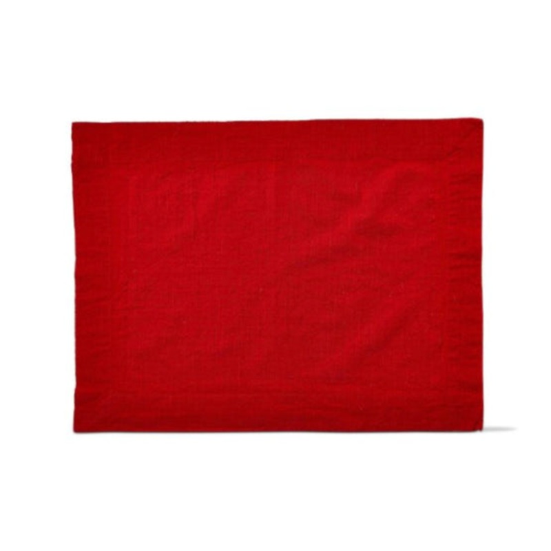 Red Thread Slub Placemat