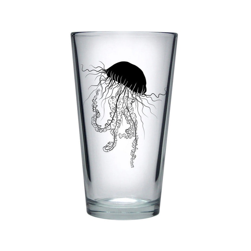 Sashay Jellyfish Pint Glass Single