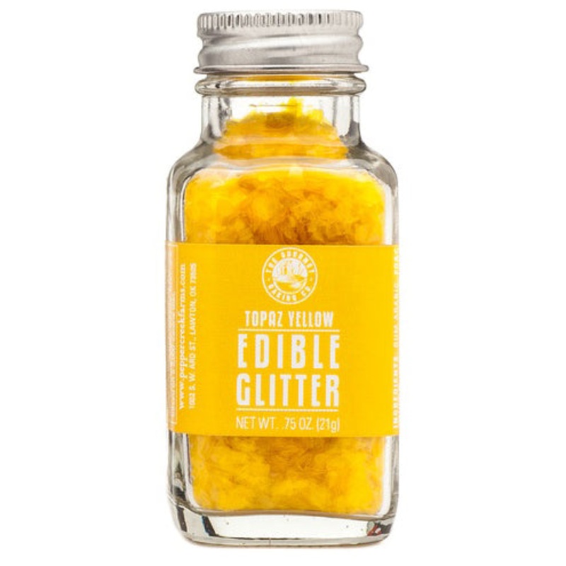 Topaz Yellow Edible Glitter