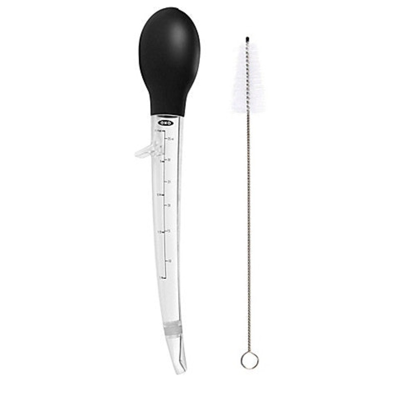 Angled Baster With Cleaning Brush
