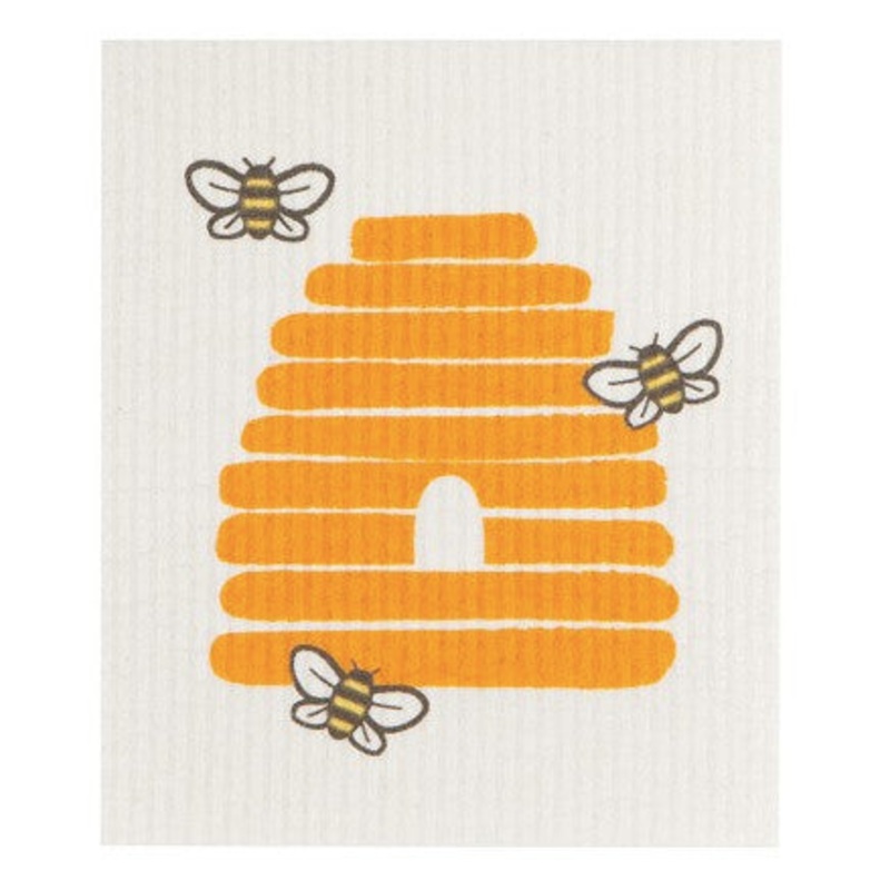 Bees Swedish Dishtowel
