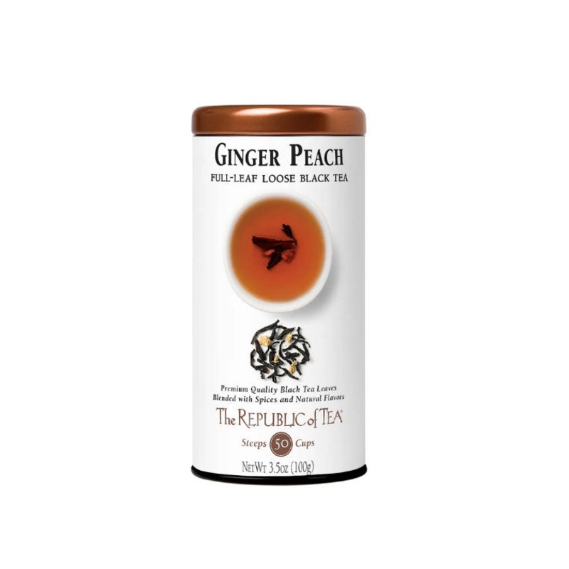 Ginger Peach Black Full Leaf 3.5 oz Tea
