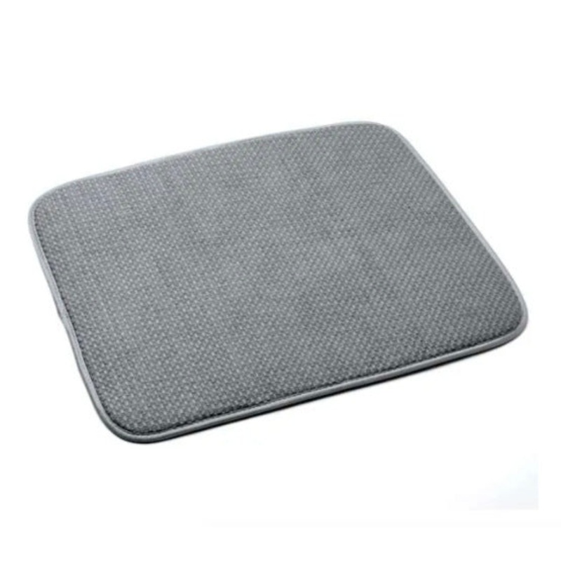 Grey Dish Drying Mat 16x18
