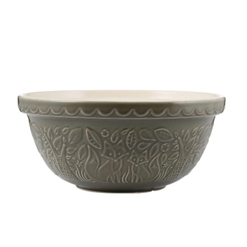 Grey In The Forest Mixing Bowl 11.75"