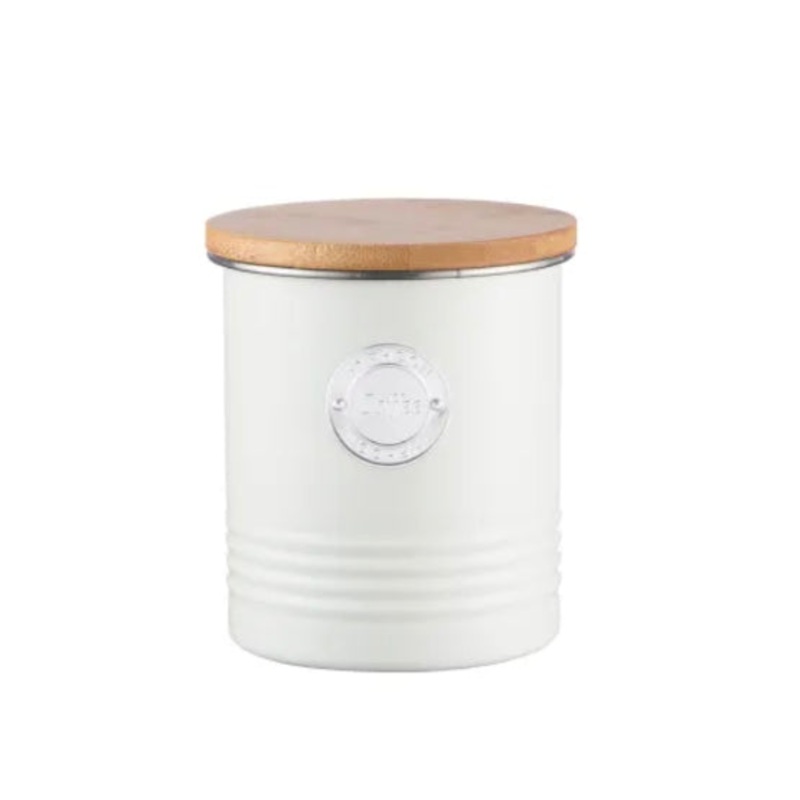 Living Cream Coffee Canister 1 qt