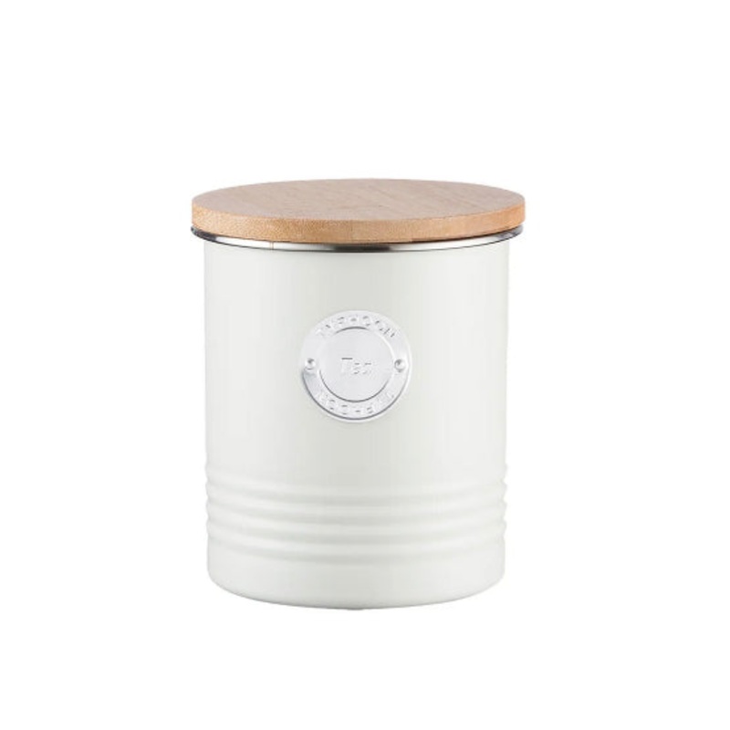 Living Cream Tea Canister 1 qt