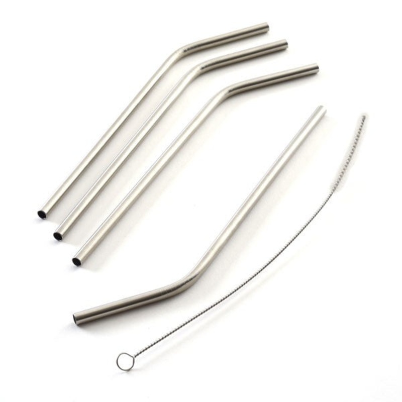 SS Straws 4 pk