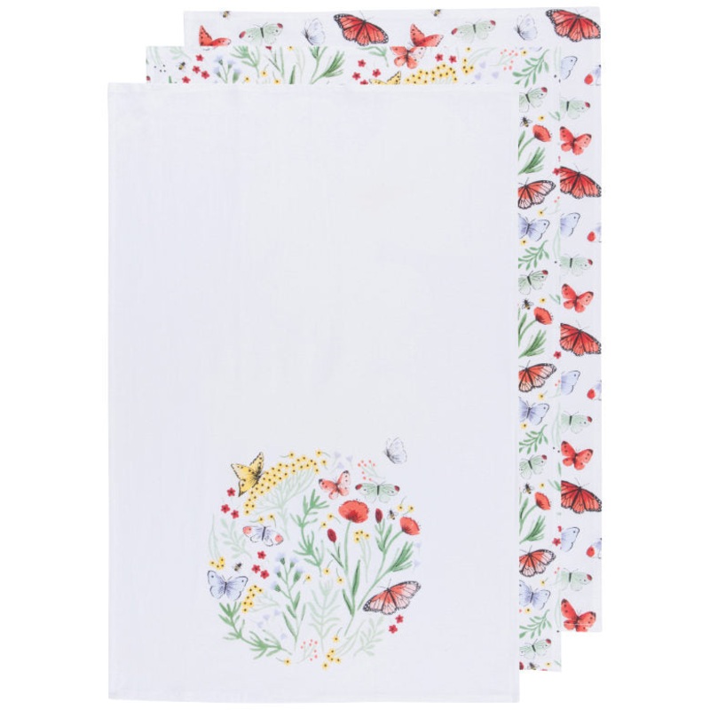 Bakers Flour Morning Meadow Towel 3/set