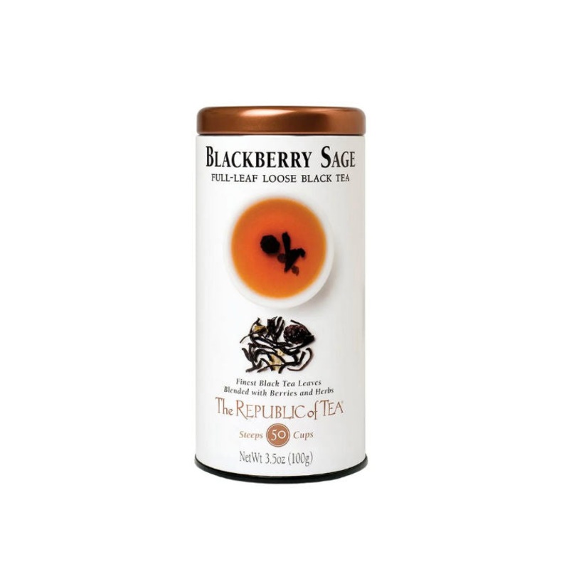 Blackberry Sage Black Full Leaf 3.5 oz Tea