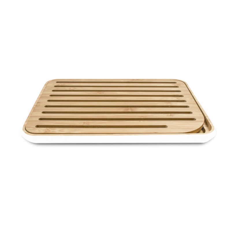 Bread Board Large White Rim