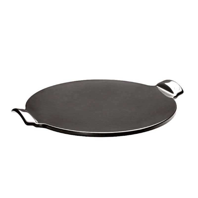 Charcoal Flame Round Smooth Pizza Stone