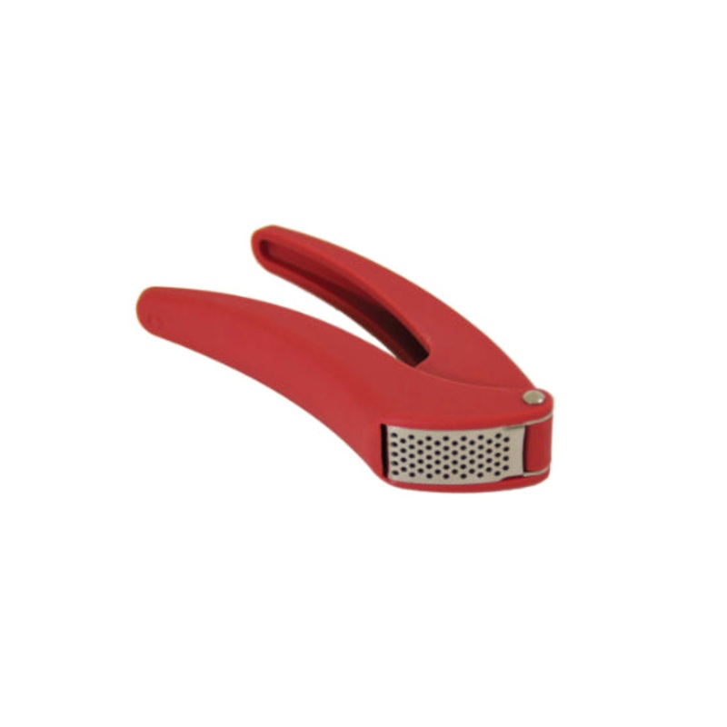 Easy Clean Red Garlic Press