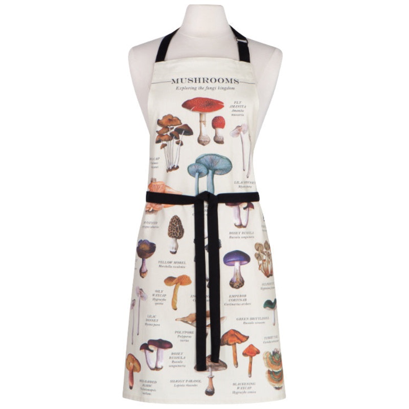 Fine Prnt Mushrooms Apron