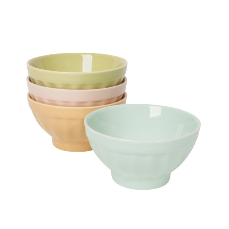 Flora Ice Cream Bowls Set of 4