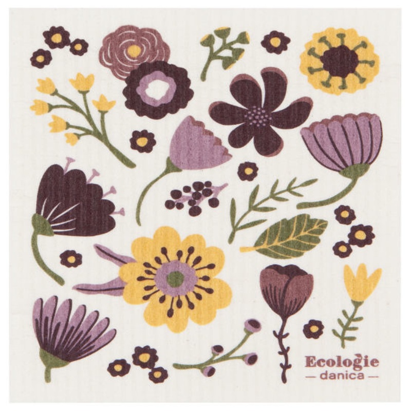 Flora Swedish Dishtowel