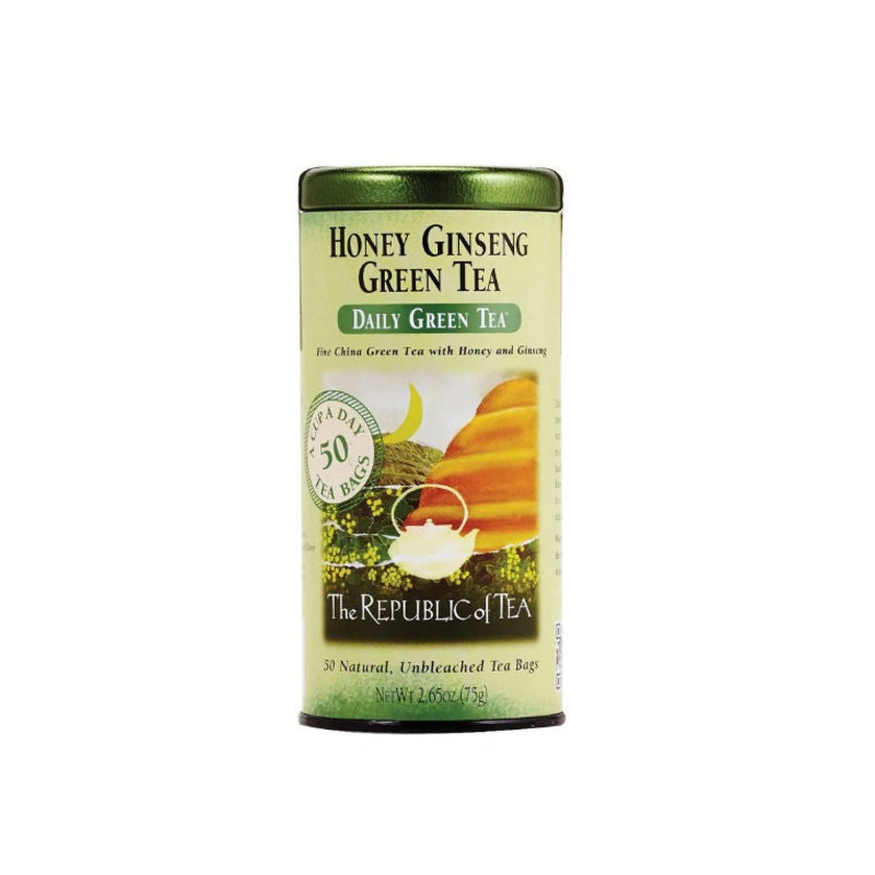 Honey Ginseng Green Tea Bags 50