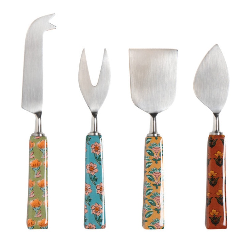 Set/4 Cheese Knives Mosaic