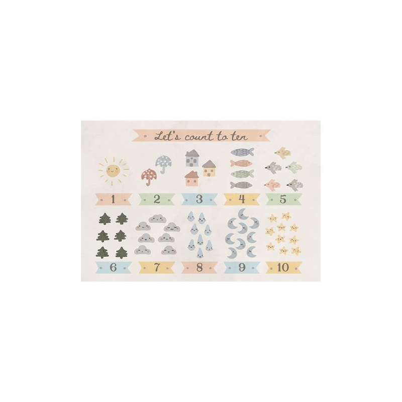 Kid's Placemat | Let's Count to 10