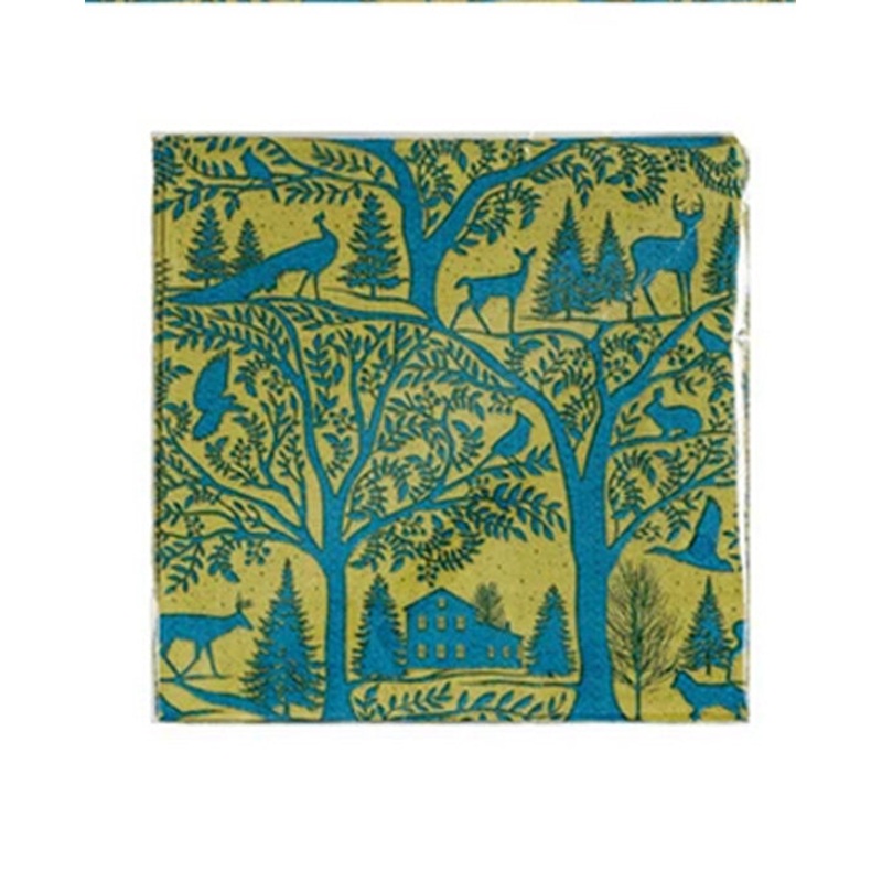 Paper Napkins w/ Blue Landscape, 50 pk