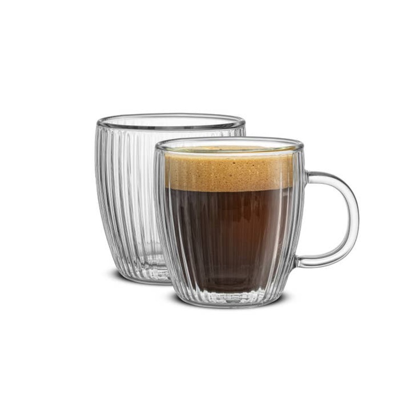 Fluted Savor Double Wall Fluted Mug