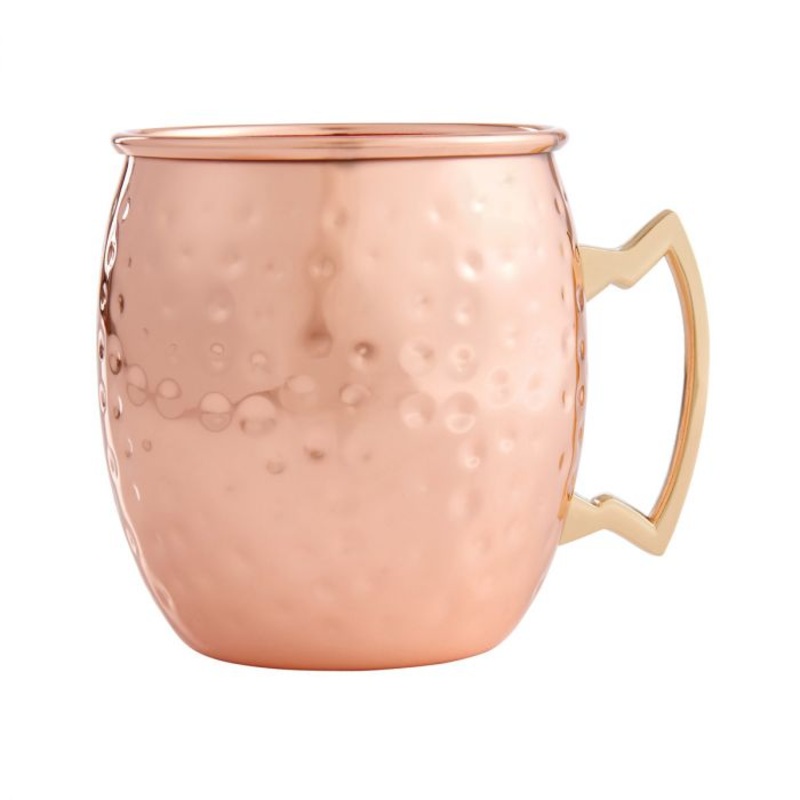 Hammered Copper Moscow Mule Mug