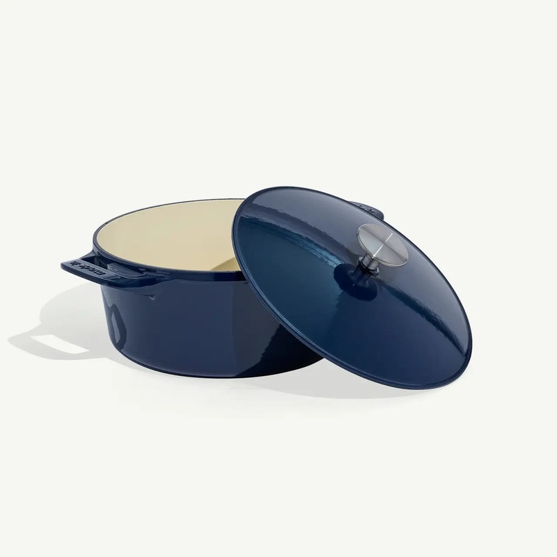 Round Enameled Cast Iron Dutch Oven