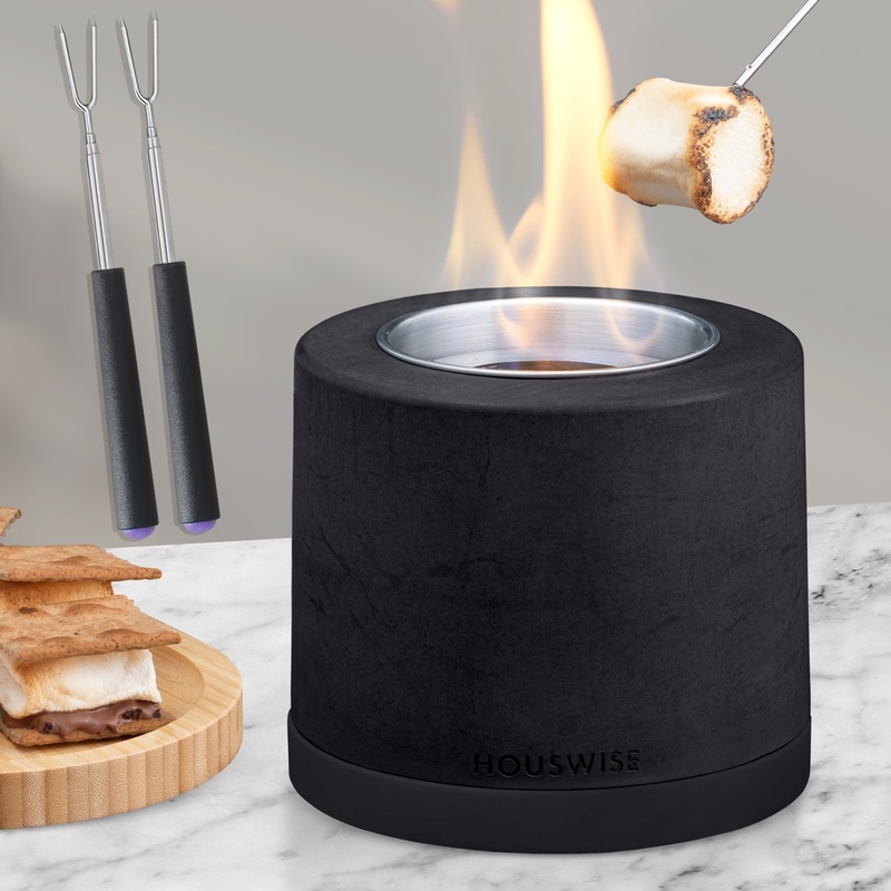 Round Tabletop Fire Pit