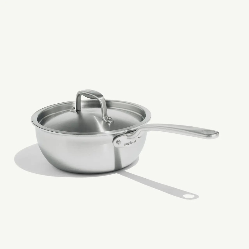 Stainless Clad Saucier 2QT