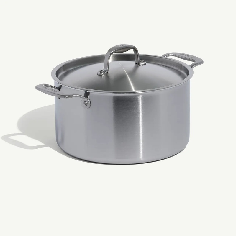 Stainless Clad Stock Pot 8QT w/Lid