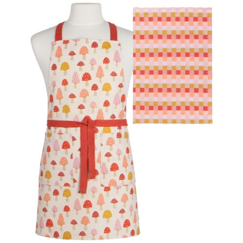 Toadstool Apron + Distowel Set