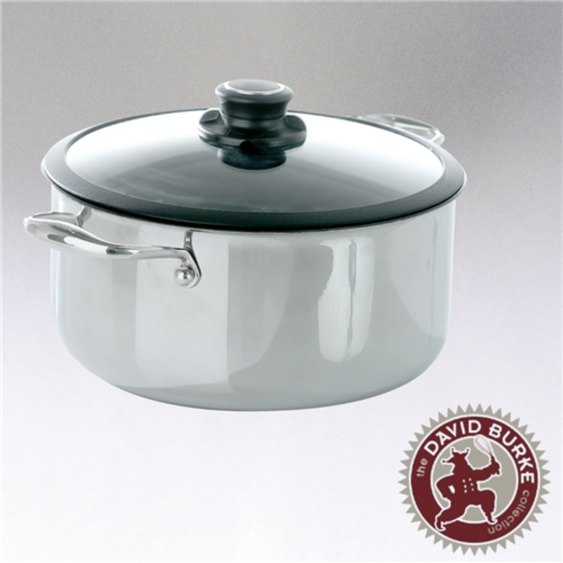 Black Cube Quick Release Stockpot w/Lid 11" 7.5qt