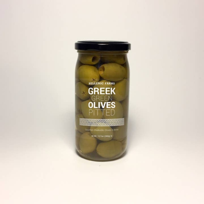 Greek Green Pitted Olives