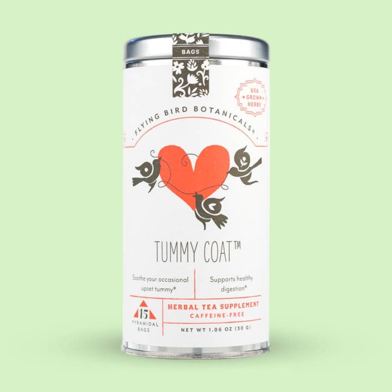 Tummy Coat  15 Tea Bag Tin
