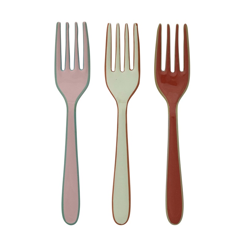 Heirloom Enameled Fork