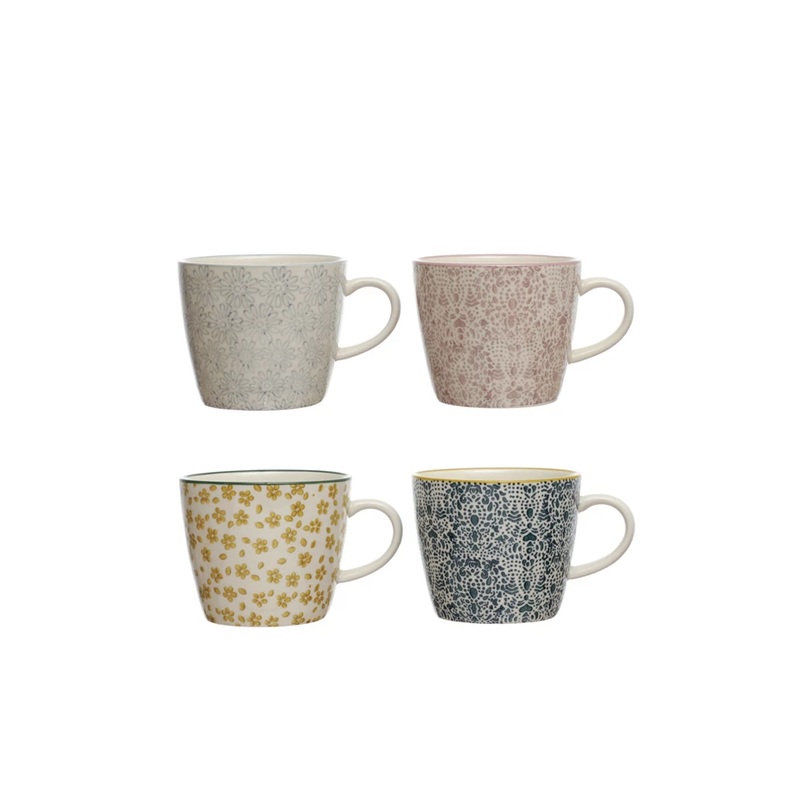 Meadow Hand Stamped Mug
