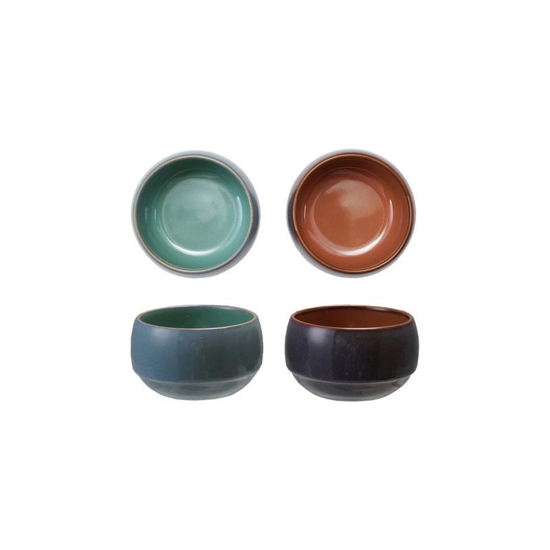 Reactive Glaze Stoneware Bowl