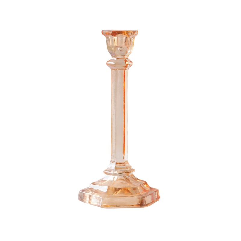 Recycled Glass Taper (yellow)