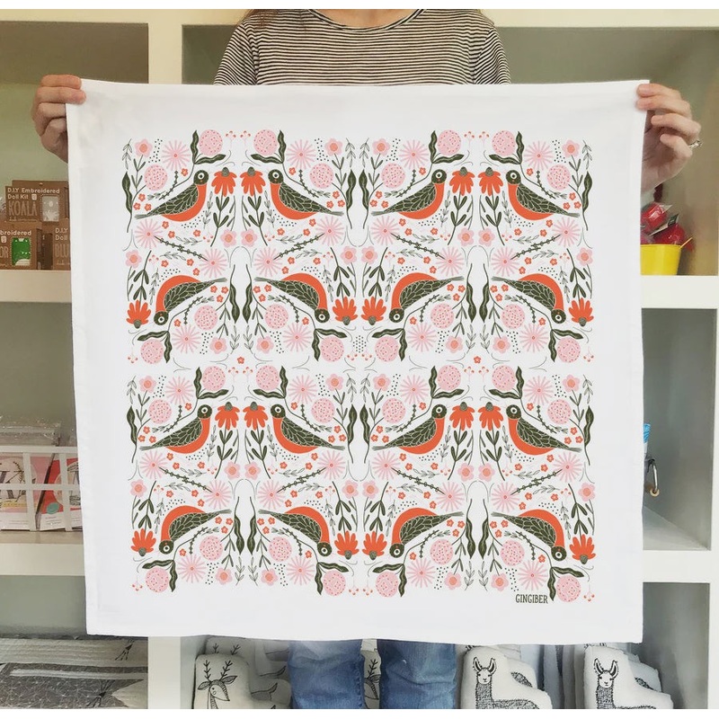 Robin Tea Towel