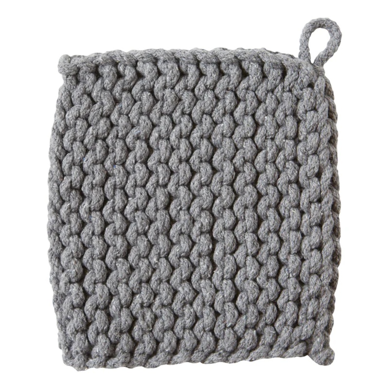 Crochet Trivet Potholder [Gray]