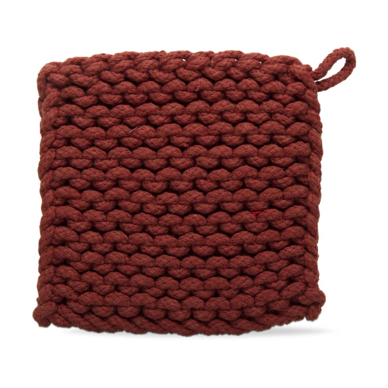 Crochet Trivet Potholder [Plum]