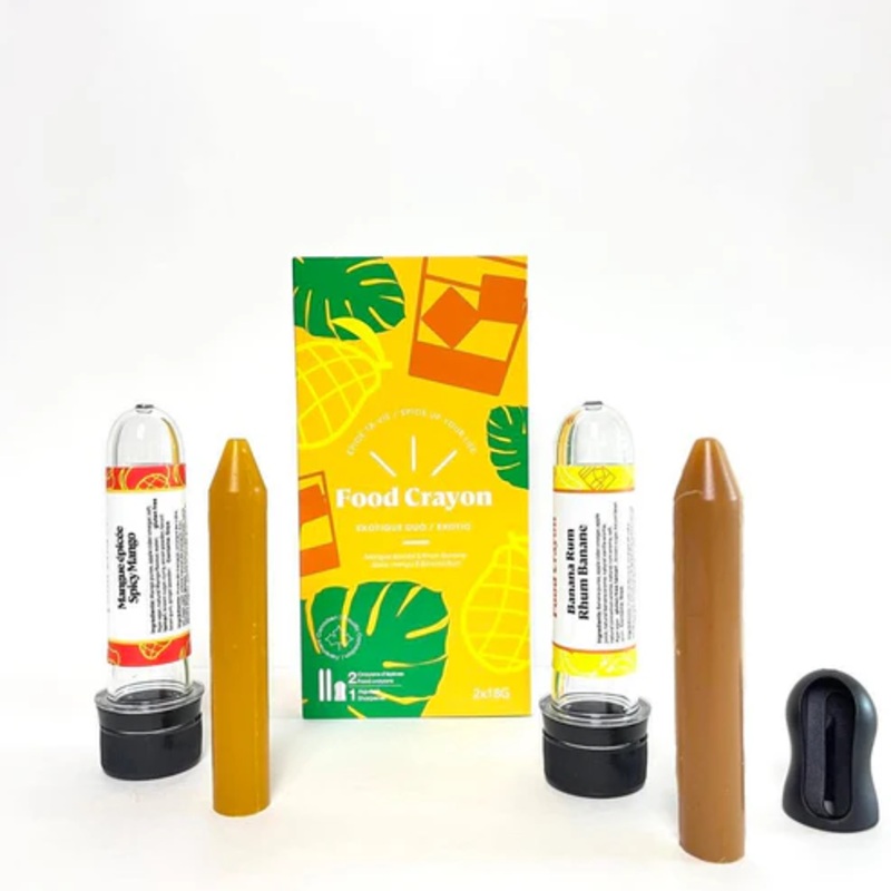 Exotic Duo | Banana Rum & Spicy Mango Food Crayon