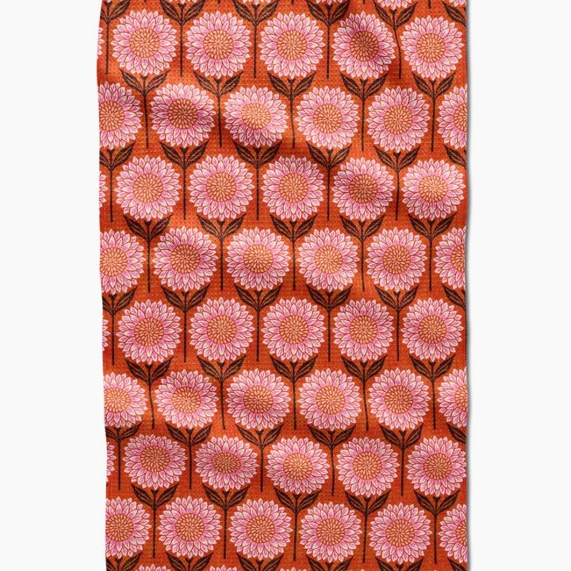 Geometry Tea Towel - Amber