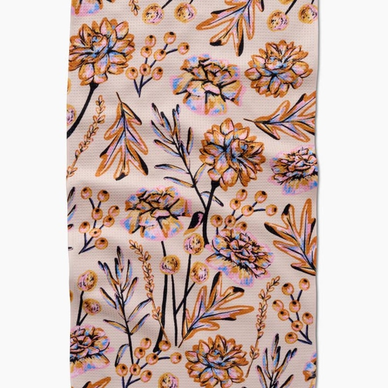 Geometry Tea Towel - Autumn Bouquet